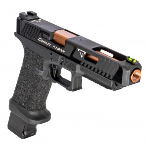 APS custom Combat Master slide with OMEGA Frame pistol (Top gas version)